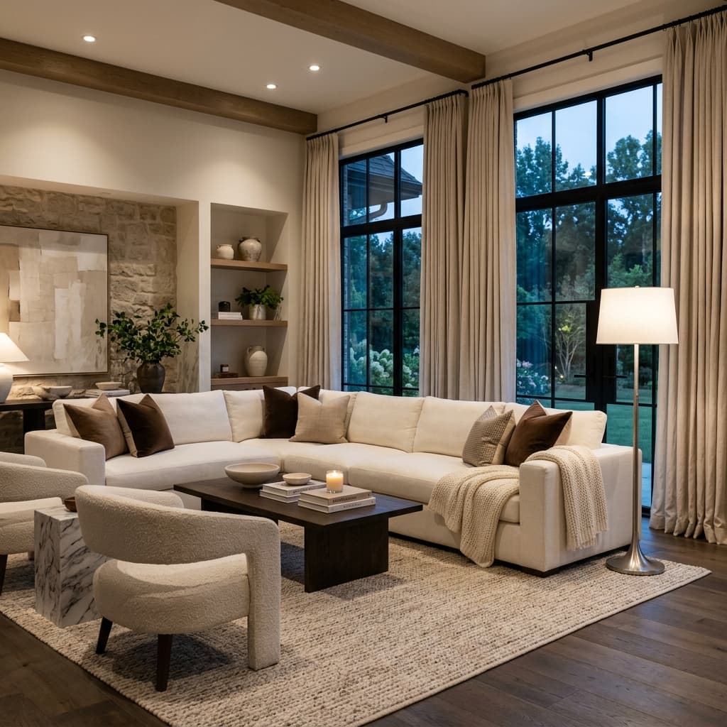Modern Aesthetic Living Room Interior